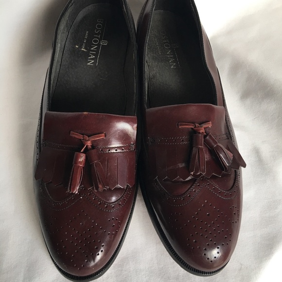 Bostonian Shoes | Men Cherry Brown Tassel Size 10m | Poshmark